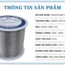 Thiếc Hàn Vinafe - Đồng Hành Cùng Những Mạch Điện Hoàn Hảo